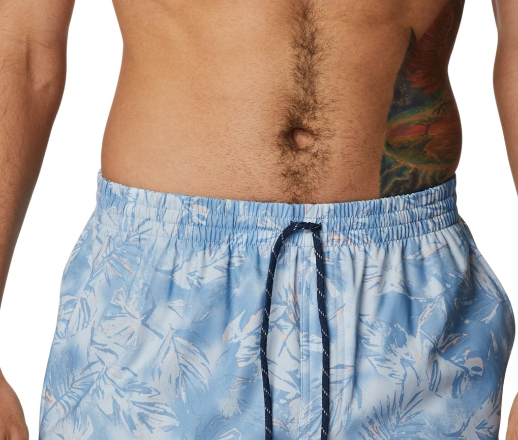 Bermuda Columbia Masculina Summertide Stretch Estampada Azul Tamanho XX-G