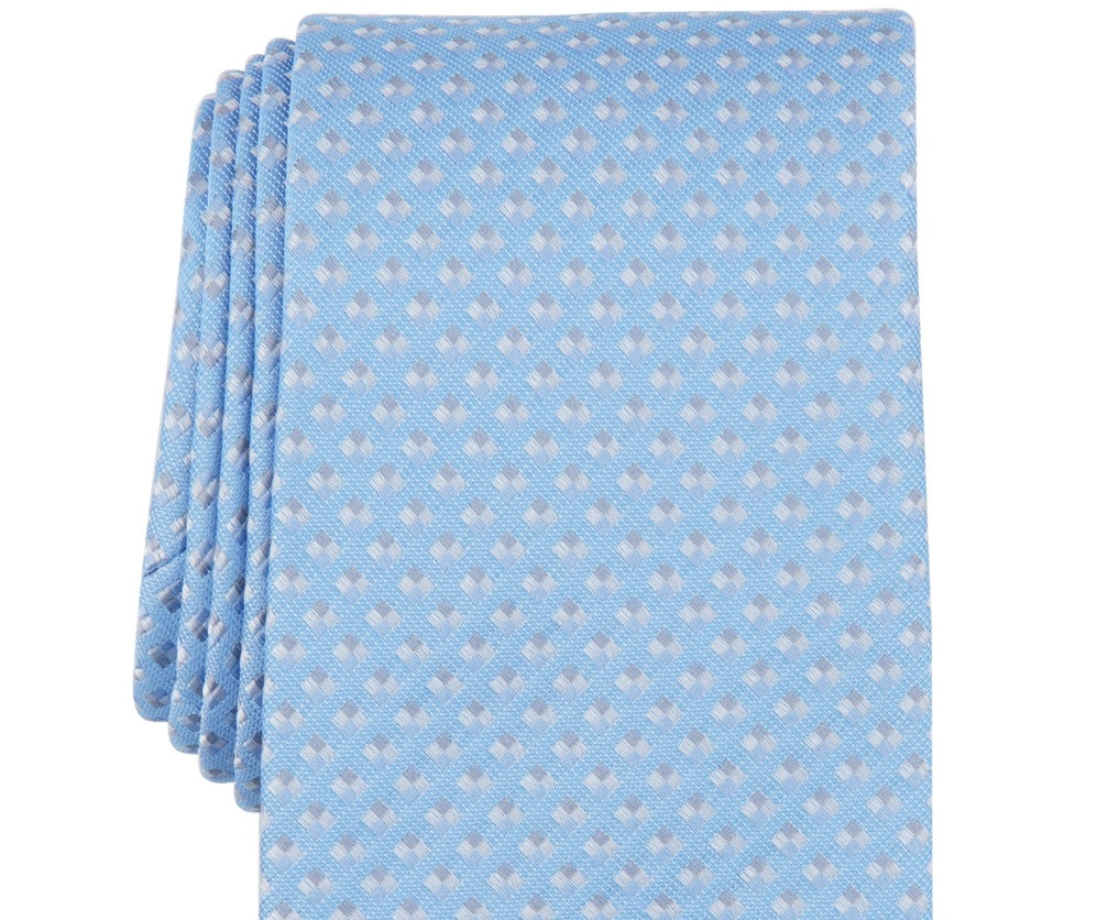 Gravata Marion Neat Masculina Michael Kors Azul Tamanho Regular