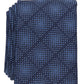 Gravata Perry Ellis Masculina Wheatley Classic Geo Print Azul Regular