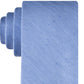 Gravata Tommy Hilfiger Masculina Herringbone Linho Sólido Azul Tamanho Regular