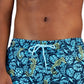 Calção de banho masculino Club Room Tropical Seahorse azul tamanho grande