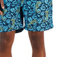 Calção de banho masculino Club Room Tropical Seahorse azul tamanho grande