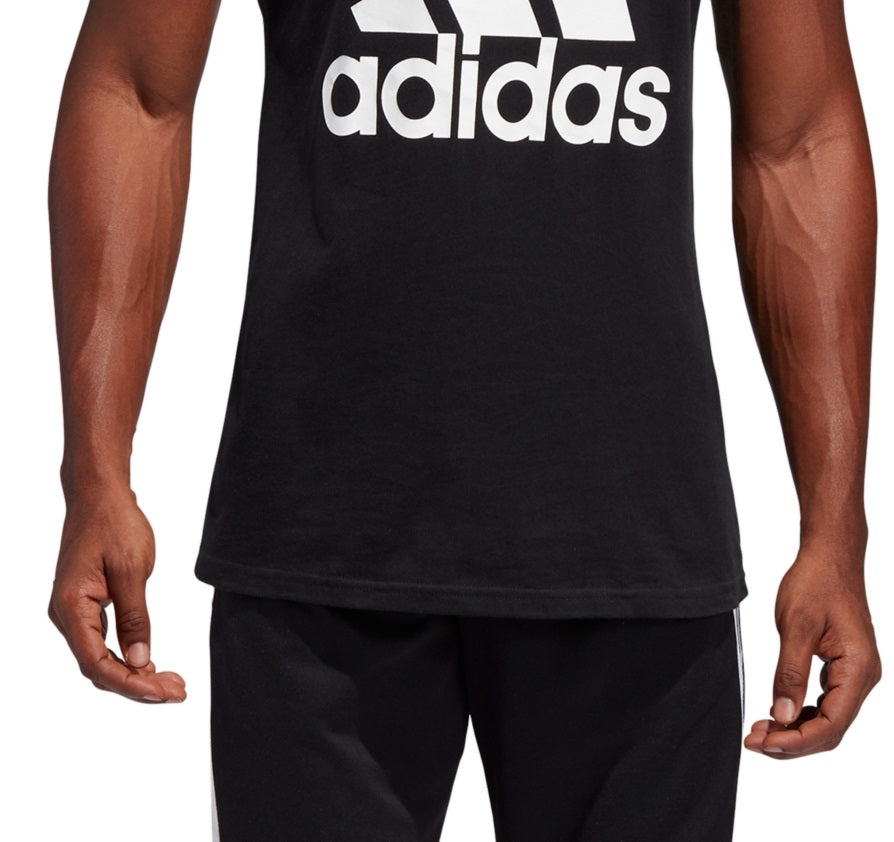 Regata Adidas Masculina Badge Of Sport Logo Graphic Preta Tamanho X-G