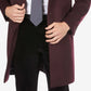 Sobretudo masculino Tallia com gola sherpa removível, vermelho, tamanho extragrande