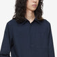 Camisa Calvin Klein Masculina com Bolso e Botões, Azul, Tamanho Pequeno