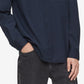 Camisa Calvin Klein Masculina com Bolso e Botões, Azul, Tamanho Pequeno