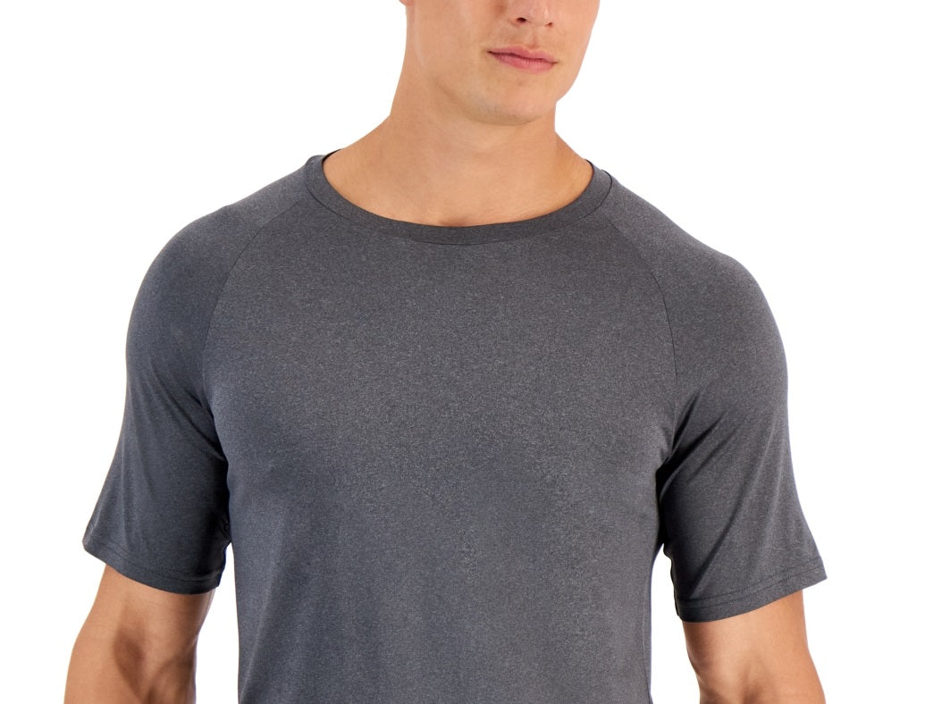 Camisa Rashguard Masculina Manga Curta Club Room Cinza Tamanho Médio