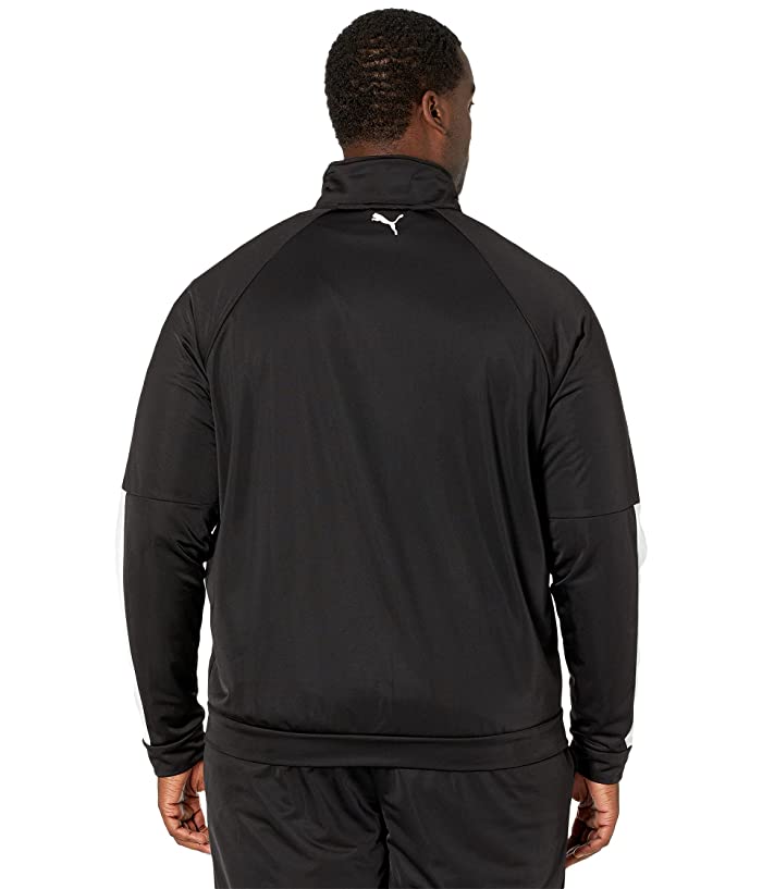 Jaqueta Puma Masculina Contrast Zip Front Track Preta Tamanho XXX-G