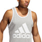Regata Adidas Masculina Badge Of Sport Logo Graphic Cinza Tamanho X-G
