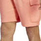 Shorts cargo adidas Essentials Fleece masculino laranja tamanho médio
