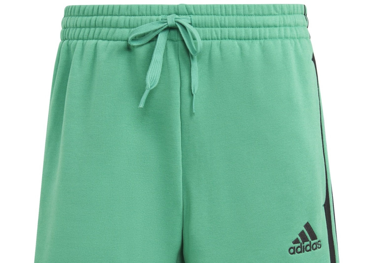Shorts Adidas Masculino 3 Stripes 10 Fleece Verde Tamanho Pequeno