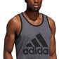 Regata Adidas Logo Masculina Cinza Tamanho X-G