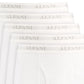 Cuecas boxer masculinas Alfani, pacote com 5, brancas, tamanho extragrande