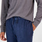 Camisa de pijama masculina Armor Sun Wash da Sun + Stone, cinza, tamanho médio
