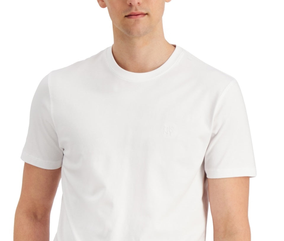Camiseta masculina DKNY Premium Solid, branca, tamanho XX-G