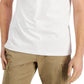 Camiseta masculina DKNY Premium Solid, branca, tamanho XX-G