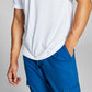 E agora esta camiseta masculina com bolso sólido, branca, tamanho grande