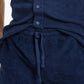 Sun + Stone Shorts Masculino French Terry Azul Tamanho Pequeno