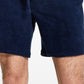 Sun + Stone Shorts Masculino French Terry Azul Tamanho Pequeno