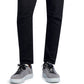 Calça skinny masculina Karl Lagerfeld Paris Slim Fit, cintura média, preta, tamanho 30