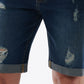 Shorts Lazer Comfort Flex 9.5 Masculino Azul Tamanho 34