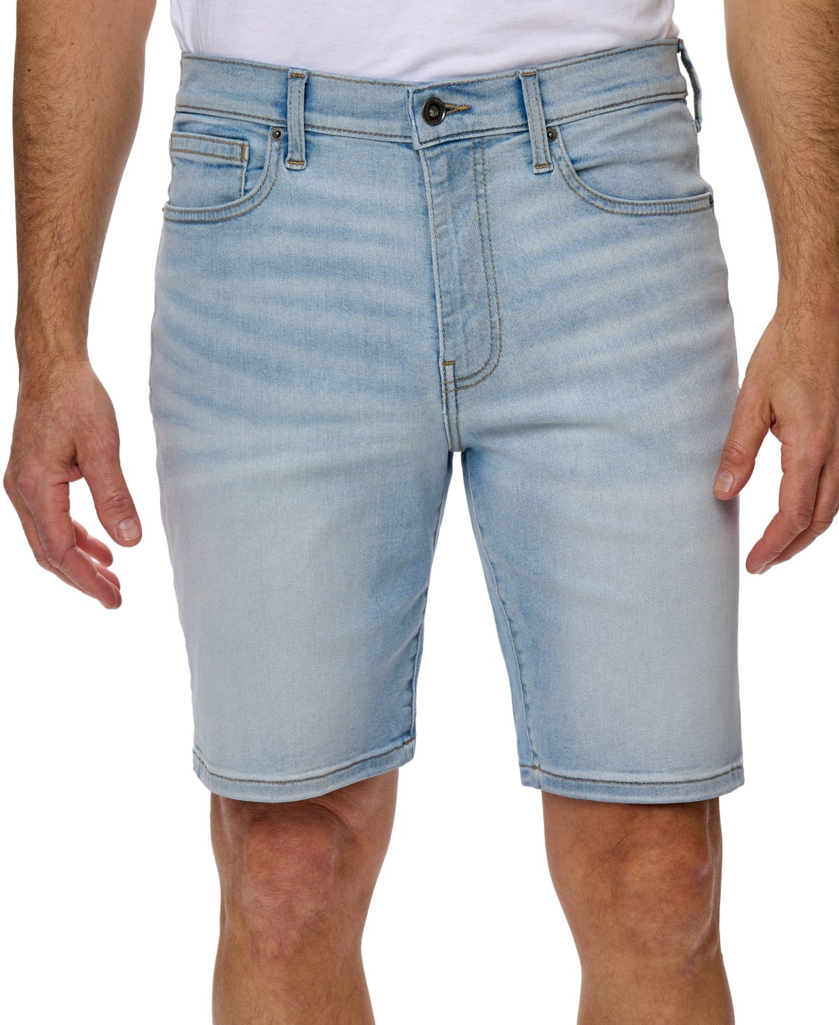 Calça Lazer Masculina Slim Fit Comfort Flex Stretch 9.5 Azul Tamanho 36
