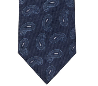 Gravata Tommy Hilfiger Halo Paisley Masculina Azul Tamanho Regular