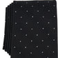 Gravata masculina Michael Kors Petru Dot Pattern preta tamanho regular