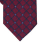 Gravata Stanton Grid Masculina Club Room Vermelha Tamanho Regular