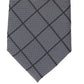 Gravata Alfani Sussex Pane Masculina Cinza Tamanho Regular