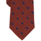 Gravata Blyth Dot Print Masculina Bar III Marrom Tamanho Regular