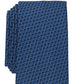 Gravata Alfani Scott Slim Mini Neat Masculina Azul Tamanho Regular