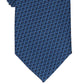 Gravata Alfani Scott Slim Mini Neat Masculina Azul Tamanho Regular