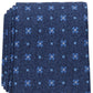 Gravata Ridgeway Masculina Club Room Azul Tamanho Regular