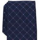 Gravata Amboy Grid Masculina Club Room Azul Tamanho Regular