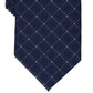 Gravata Amboy Grid Masculina Club Room Azul Tamanho Regular