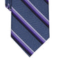 Gravata Abbott Stripe Perry Ellis Masculina Roxa Tamanho Regular