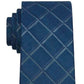 Calvin Klein Windowpane Grid Tie Masculino Azul Tamanho Regular