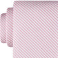 Gravata listrada Tommy Hilfiger masculina Seersucker rosa tamanho regular