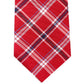 Gravata xadrez clássica Chicago masculina Tommy Hilfiger vermelha tamanho regular