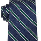 Gravata listrada Tommy Hilfiger Kingston masculina verde tamanho regular