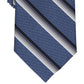 Gravata Abbott Stripe Masculina Perry Ellis Cinza Regular