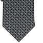Gravata Alfani Tindall Mini Medallion Masculina Preta Tamanho Regular
