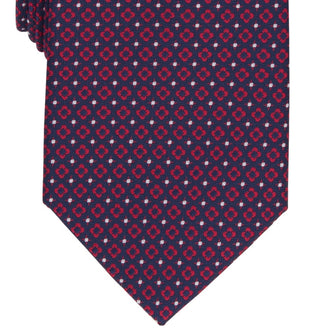 Gravata medalhão floral clássica masculina Club Room vermelha tamanho regular