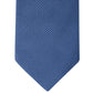Calvin Klein Men's Shiny Mini Stripe Solid Tie Azul Tamanho Regular