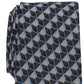 Gravata Perry Ellis Masculina Dunstan com Estampa Geométrica Preta Regular
