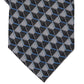 Gravata Perry Ellis Masculina Dunstan com Estampa Geométrica Preta Regular