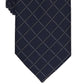 Gravata Alfani Slim Grid Masculina Azul Tamanho Regular