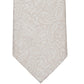 Gravata de seda clássica com estampa paisley pontilhada masculina Michael Kors, bege, tamanho regular