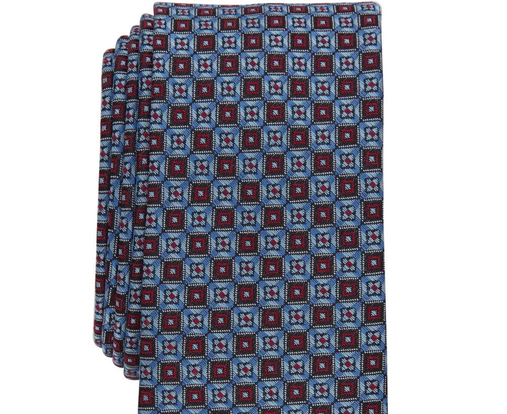 Gravata Skinny Masculina Bar III Maine Azul Tamanho Regular